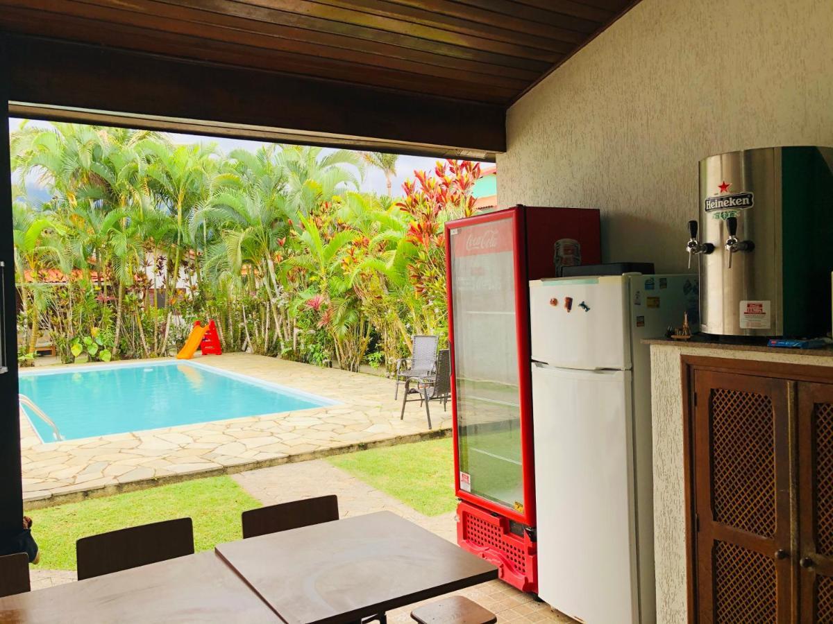 Casa De Praia Estilosa Com Piscina No Condominio-Litoral Norte Bertioga Eksteriør bilde